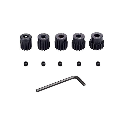 OGRC 2.2 RC Buggy Tires Compatible Pinion Gear Set 5mm 32p 13T to 17T Hardened Metal for RC Cars