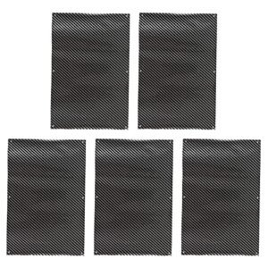 5Pcs RC Thunder Tiger Engine Wrap Sticker Carbon Fiber Decal for RC Car Body Shell and Hood