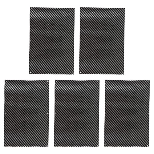 5Pcs RC Thunder Tiger Engine Wrap Sticker Carbon Fiber Decal for RC Car Body Shell and Hood