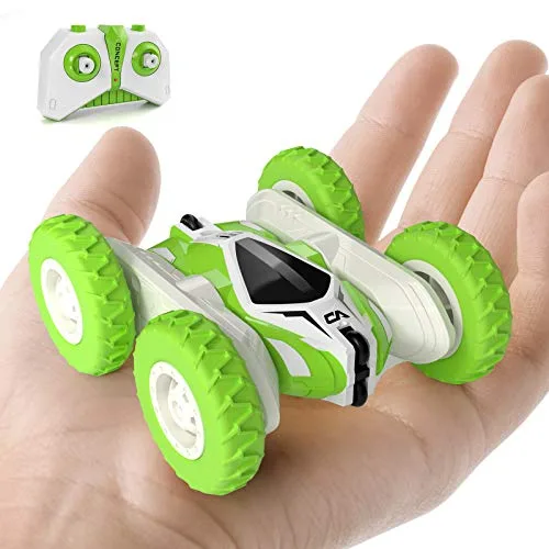 Tecnock Double Sided RC Stunt Car Hobby Lobby 4WD 2.4GHz Remote Control Toy for Kids