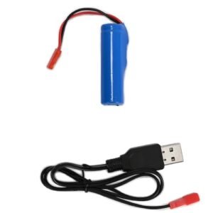 kolegend 3.7V 500Mah Li Rechargeable Battery with USB Charger Cable for k101 RC Construction Vehicle RC Willey Shipping