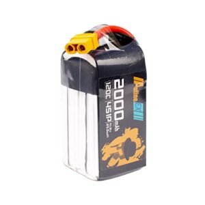 Auline EX New Version 4S 2000mAh 14.8V 120C LiPo Battery XT60 for FPV Long Range Flying and Wings RC