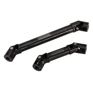INJORA 20g Steel Front Rear Center Drive Shaft 2Pcs for SCX24 Gladiator Dodge Power Wagon Axial Upgrade Parts 1 24 Scale RC Crawler Parts