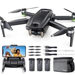 Ruko GPS Drone with Camera 4K for adults, 90 Min Long Flight, Auto-return 245g Foldable Quadcopter for Beginners, Follow Me, Circle Fly, Waypoints, Brushless Motor, 5Ghz WiFi Video Transmisson