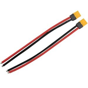 Amass XT60 Connector Pigtail Male XT60H Plug 20cm 12AWG Silicon Wire Essential for RC Gas Engine Tuning Guide