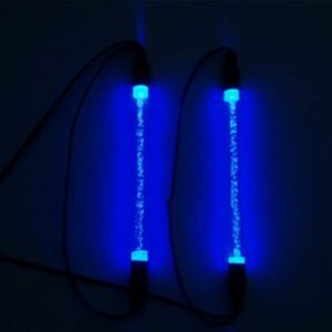 HIRCQOO 1 10 RC Tow Truck Body LED Light Tube Strip Light Bar for Traxxas TRX 4 Axial SCX10 II 90046 D90 D110 Crawler Car Truck Blue