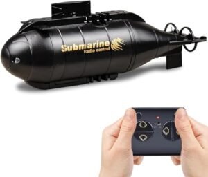 AquaExplorer Mini Remote Control Submarine Best RC Radio Control Toy for Kids Waterproof 6 Channel USB Rechargeable