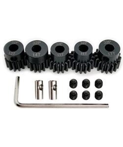Raflot VICRAZZE 32p 5mm Pinion Gear Set 13T 14T 15T 16T 17T with 1 8 inch Coupler for RC Truck Modellbau