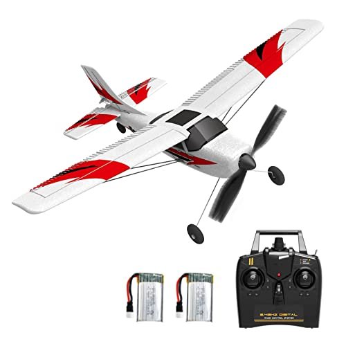 GoolRC 049 RC Plane 2.4GHz 4CH Ready to Fly Remote Control Airplane with 6 Axis Gyro and 2 Batteries
