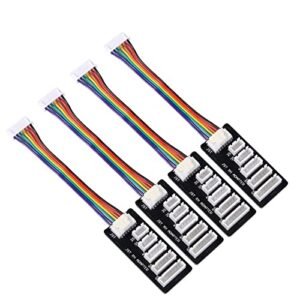 QCCAN 4PCS JST XH 2 6S Lipo Battery Charge Balance Board Expansion Adapter for Luminous Red Charge RC 25000 Inverter Battery