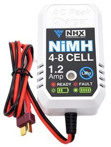 NHX RC ezWall 4S to 8S NIMH AC Peak Battery Charger with Deans Plug for 4.8 Volt RC Battery