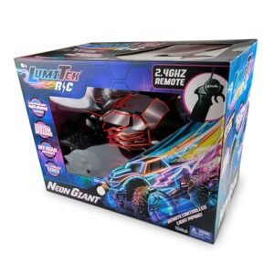New Bright 1 10 Scale RC Big Foot Monster Truck LumiTek Customizable LED Remote Control Car