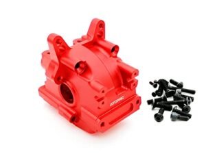 ATOPRC Aluminum Front Transmission Case for Utmost Spurt RC Mini Boat Losi 5ive T B and Mini Red