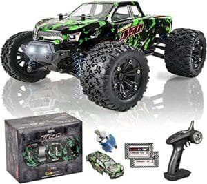 TENSSENX 1 18 Scale All Terrain Electric RC Car for Adults 40KM H High Speed 4WD Remote Control Monster Truck with 2 Rechargeable Batteries