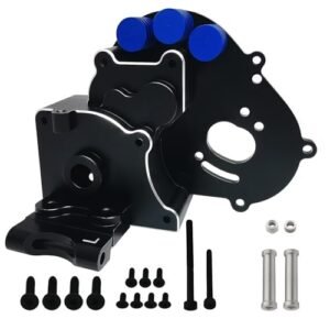 Aluminum Transmission Case Gearbox Upgrade Parts Fit for 1/10 2WD Traxxas Slash/VXL, Stampede/VXL, Rustler/VXL, Bandit/VXL,RC Car.Replace of Traxxas #3691/A