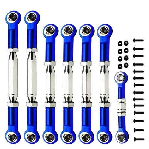XZSNLYZ 78 108mm Stainless Steel Turnbuckles Camber Link Upgrade for 1/10 RC Car Bodies Traxxas Slash Rustler Stampede Hoss