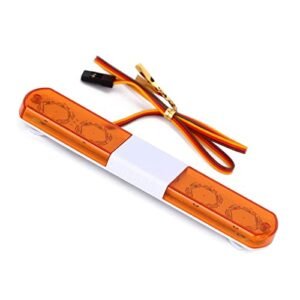 WONFAST RC Car Police Light Bar Multi Function LED Flash Lamp for 1/8 1/10 1/12 RC Model Cars HSP TRX4 Tamiya CC01 Axial SCX10 115mm Yellow