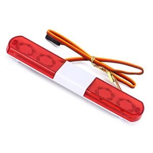 WONFAST 3D RC Car Model LED Police Light Bar Flash Lamp for 1/8 1/10 1/12 Scale HSP TRX4 Tamiya CC01 Axial SCX10 Red 115mm
