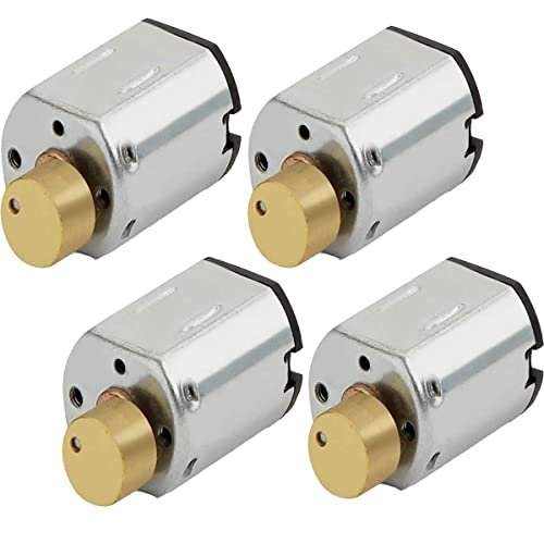 Sopepoyie 4 PCS N20 DC 3V Vibration Motor 8000RPM for Powerful RC Truck and Toys