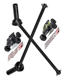 ARRCat Front Rear Drive Shaft Upgrades for 1/5 Arrma KRATON 8S BLX Outcast 8S BLX Black High Strength