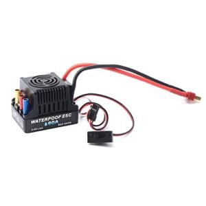 GoolRC 60A Brushless ESC 2 4S Waterproof Electric Speed Controller with 6V 5A BEC T Plug for 1 8 1 10 RC Car After Run Oil RC Car Essential