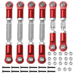 Vgoohobby Metal Turnbuckles Rod Camber Links Steering Linkage Tie Rods Pull Rod Set for Arrma Granite Voltage RC Car