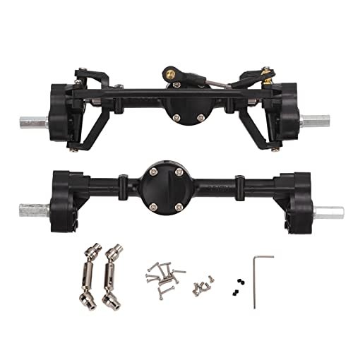 WPL C14 C24 1/16 Most Durable RC Monster Truck Plastic Front Rear Portal Axle and Aluminum Drive Shaft Set