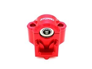 ATOPRC 6061 Alloy Middle Shaft Transmission Bracket Upgrade for Losi DBXL and MTXL Red