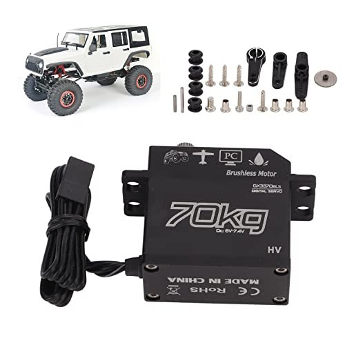 RC Willey Scratch and Dent West Jordan 70KG Digital Servo High Accuracy Full Aluminum Case Stainless Steel Gear for SCX10 1/8 1/10 RC Car