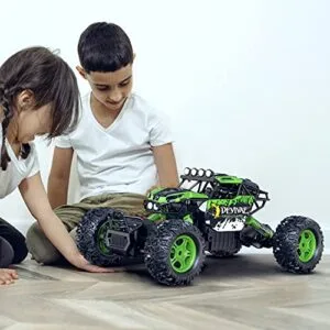 CROBOLL 1 12 Large Monster Truck RC Cars for Boys Upgraded Lifting Function 2 4GHz 4WD Remote Control Car Toy Gifts 20km h All Terrain RC Truck for 60Min Play Green