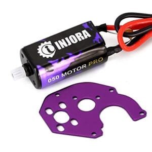 INJORA RC Brushed Motor 050 50T Pro High Torque Motor with Mount for SCX24 Crawler Upgrade Parts