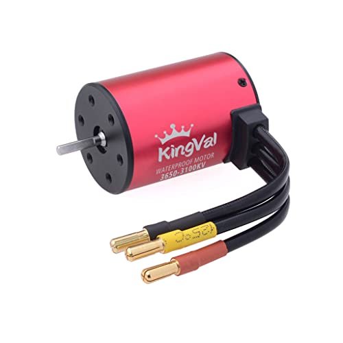 KingVal Replacement 3650 3100KV Brushless Motor for RC Hill Motorcycles 1/10 Scale RC Cars