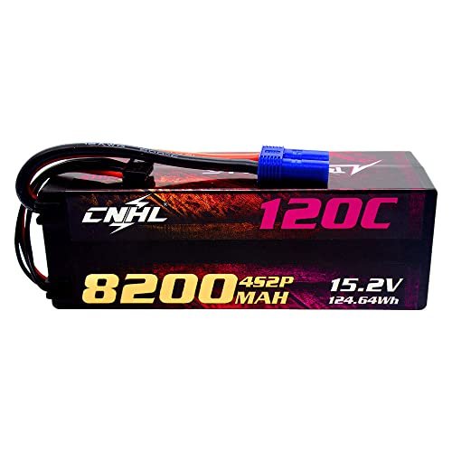 CNHL 4S Lipo Battery 8200mAh 120C 15.2V with EC5 Plug for RC Iveco Truck Car Racing Hobby