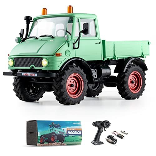 Rochobby BEEZRC 1/18 RC Crawler Mogrich RTR 3 Channel 2.4GHz Off Road 4WD Hobby RC Car Compatible with Dewalt Battery