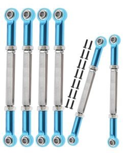 ARRCat 6PCS Aluminum Adjustable Turnbuckles Camber Links Upgrades Parts for ECX 1 10 2WD Ruckus Axe Brutus Circuit AMP MT AMP DB AMP Crush K N Torment RC Ruckus Parts