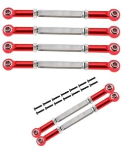 ARRCat 6PCS Aluminum Adjustable Turnbuckles Camber Links Upgrade Part for 1 10 ECX Ruckus RC Truck 2WD Series