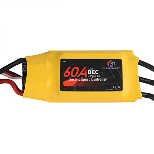 FLASH HOBBY Spaceman 60A 2 6S Speed Controller with 5V5A UBEC for RC Airplane Malaysia Helicopter Quadcopter