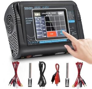 Xiangtat Proline Octane RC Body Lipo Battery Charger Dual Balance Touch Screen AC150W DC240W 10A T240 Duo for 1 6S Li ion Life LiHV 1 15S NiCD NiMH PB Smart Battery