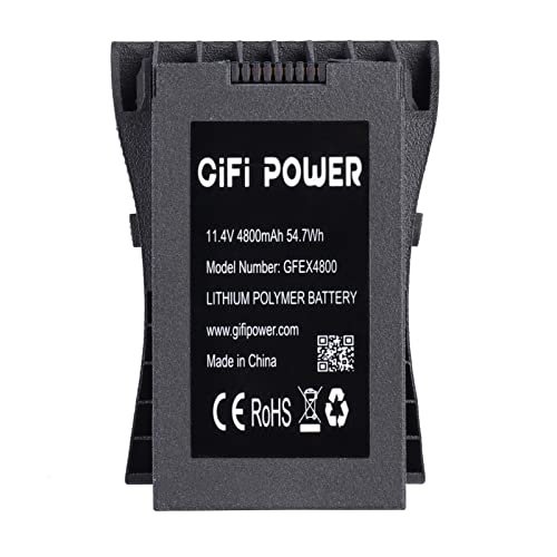Eachine EX4 Pro JJRC X12 CFly Faith Drone Replacement Battery 11.4V 4800mAh Lipo 2 Pack