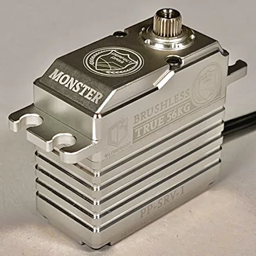 Perfect Pass Monster 56KG Waterproof Brushless High Torque HV Digital Servo Full Metal Gears for RC Car Boat Robot Plane