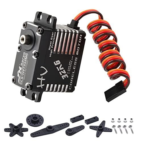 JX Servo CLS HV7332MG High Torque 32KG Metal Gear CNC Standard Digital Coreless Servo Motor for 1/8 1/10 Scale RC Car Boat Robot