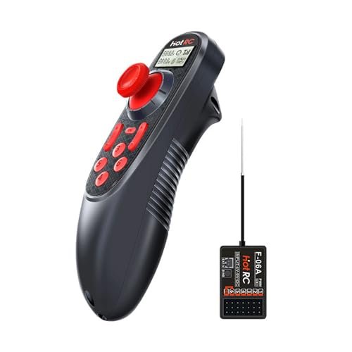 Havcybin HOTRC DS 600 6CH 2.4GHz RC Transmitter and Receiver Remote Controller with PWM 6 Channel Receiver for RC Boat