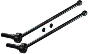 GPM 4Pc Set Upgrades 4140 Carbon Steel Front Rear Cvd Drive Shaft for Lobo RC Truck TRAXXAS 1/8 4WD Sledge Monster Truck 95076 4
