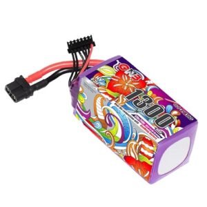 GAONENG GNB 6S 1300mAh 22.8V 120C LiPo Battery with XT60 Plug for RC Helicopter Simulator Free and FPV Drones