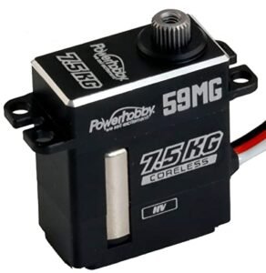 Power Hobbies 59MG Aluminum Digital Micro Upgrade Servo for AXIAL SCX10.3 RYFT at Mid Ozark RC Hobbies