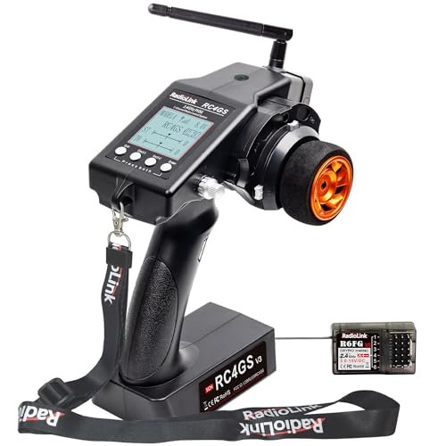 Radiolink RC4GS V3 5 Channels 2.4G RC Surface Radio Transmitter and Receiver R6FG Gyro RX for Crawler Truck Car Boat