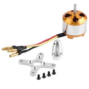 RC Brushless Motor 2814 for Fixed Wing RC Plane Model with 2kg Max Thrust 3S 4S Electric Speed Controller 1000KV Perfect for RC Plane Thrust Calculator