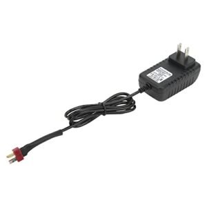 Dilwe RC Battery Charger Portable DC8.4V 1A T Plug Charging Adapter for ZD Racing DBX 10 US 100 240V Perfect for RC Foam Tires 1 10