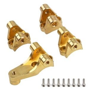 ShareGoo Heavy Duty Brass Front and Rear Axle Rod Lower Shock Mount for Traxxas TRX4 1 10 RC Crawler Car Perfect for Changing Shock Oil RC Car