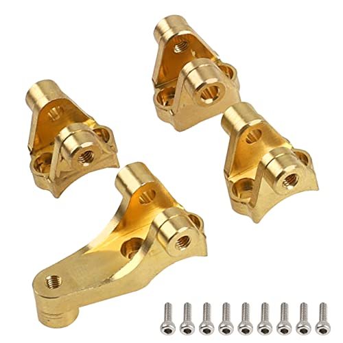 ShareGoo Heavy Duty Brass Front and Rear Axle Rod Lower Shock Mount for Traxxas TRX4 1 10 RC Crawler Car Perfect for Changing Shock Oil RC Car